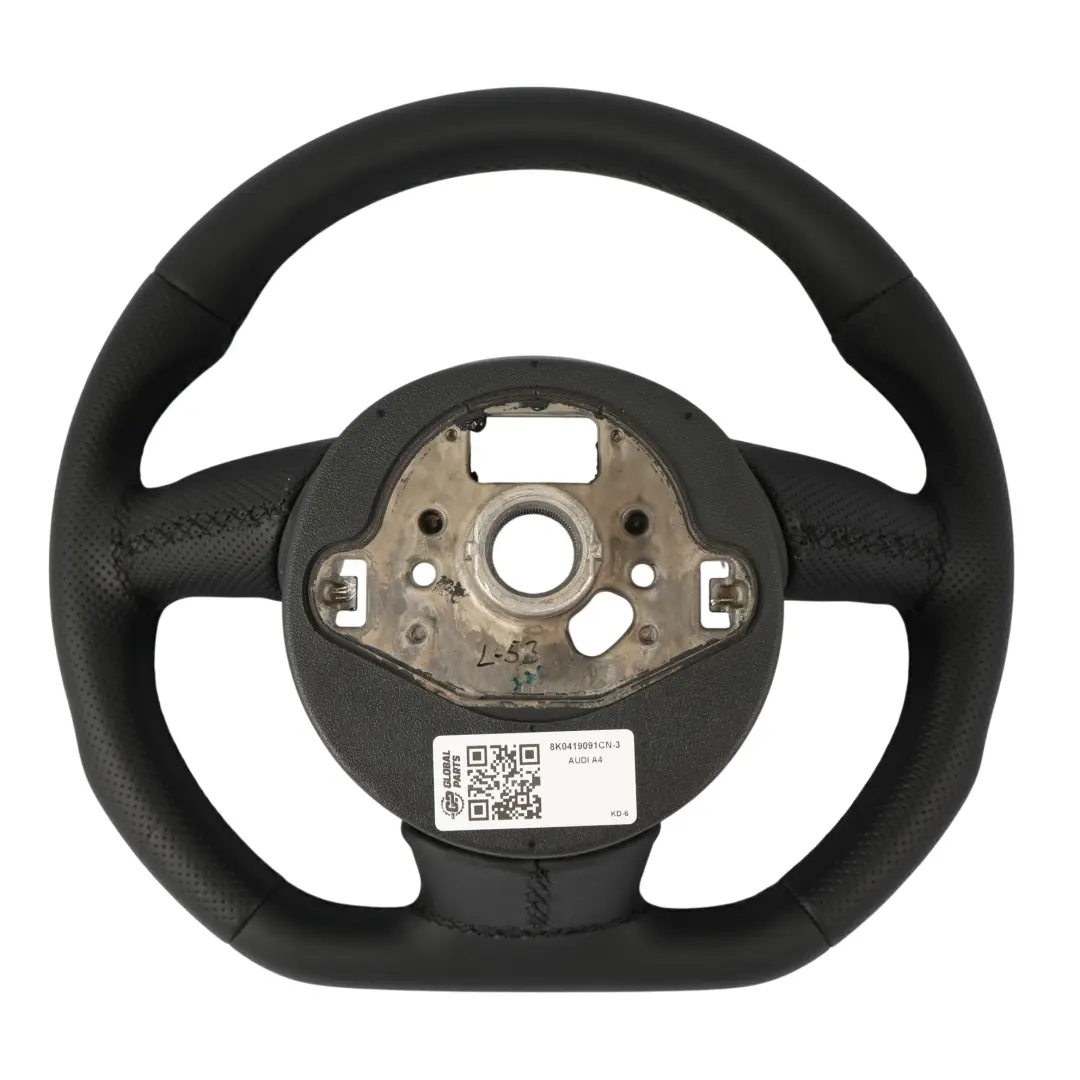 Lenkrad S-Line NEU Schwarz Leder Flachboden für Audi A4 B8 A5 8T mit Teilenummer 8K0419091CN Audi A4 B8 A5 8T Lenkrad S-Line NEU Schwarz Leder Flachboden - SKU 8K0419091CN-3 - Teilenummer 8K0419091CN