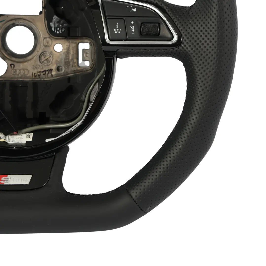 Volant S-Line NEUF En Cuir Noir À Méplat pour Audi A4 B8 A5 8T à propos du numéro de pièce 8K0419091CN Audi A4 B8 A5 8T Volant S-Line NEUF En Cuir Noir À Méplat - SKU 8K0419091CN-3 - Numéro de pièce 8K0419091CN