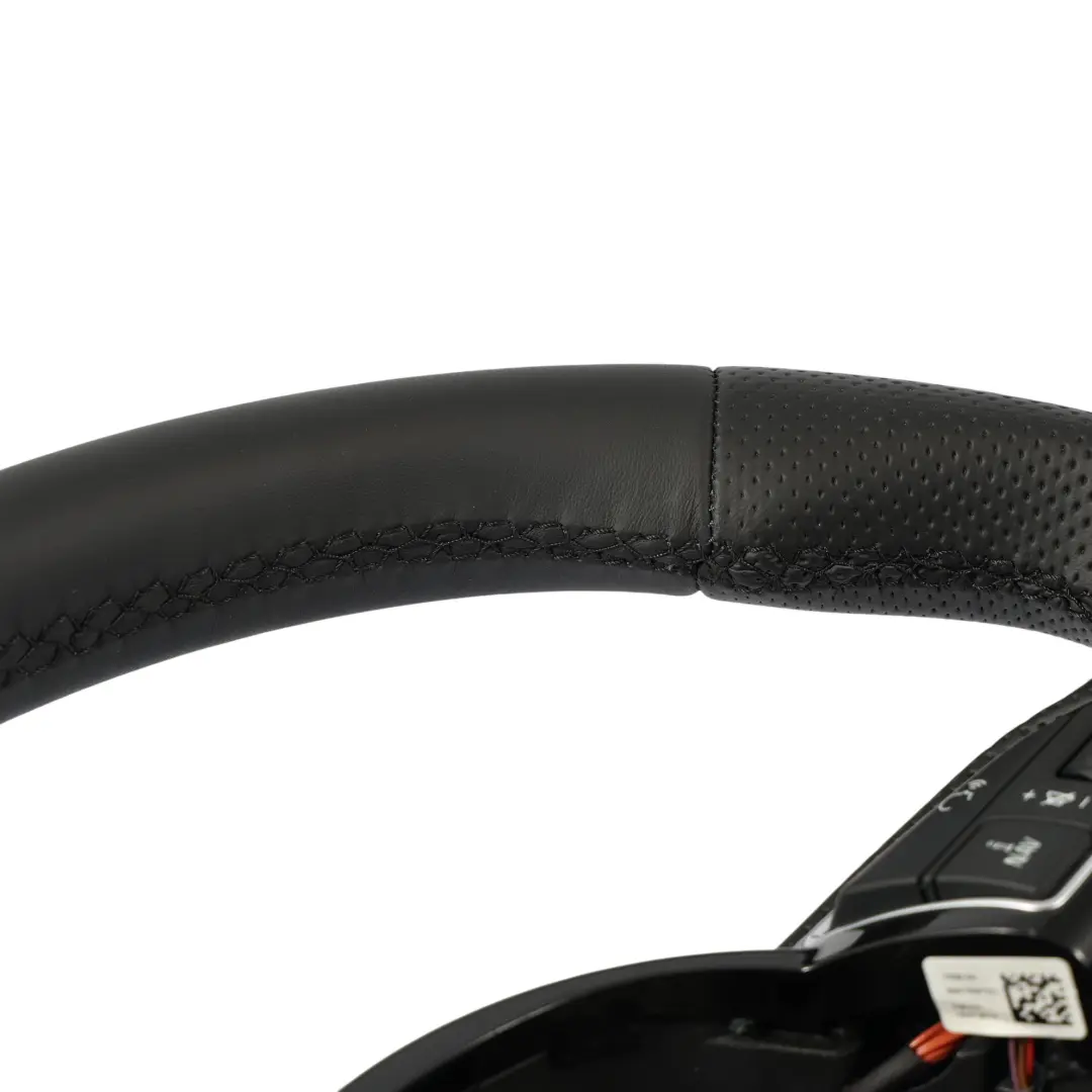 Audi A4 B8 A5 8T Steering Wheel S-Line NEW Black Leather Flat Bottom - SKU 8K0419091CN-3 - Part number 8K0419091CN