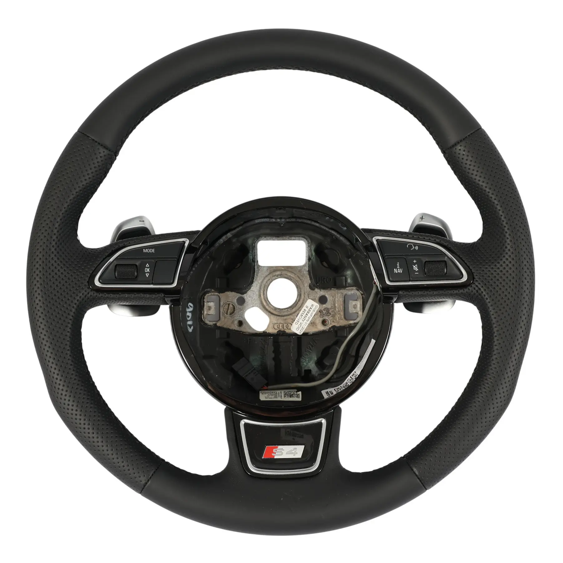 Audi A4 S4 B8 Steering Wheel NEW Black Leather Paddle Shift 8K0419091DD