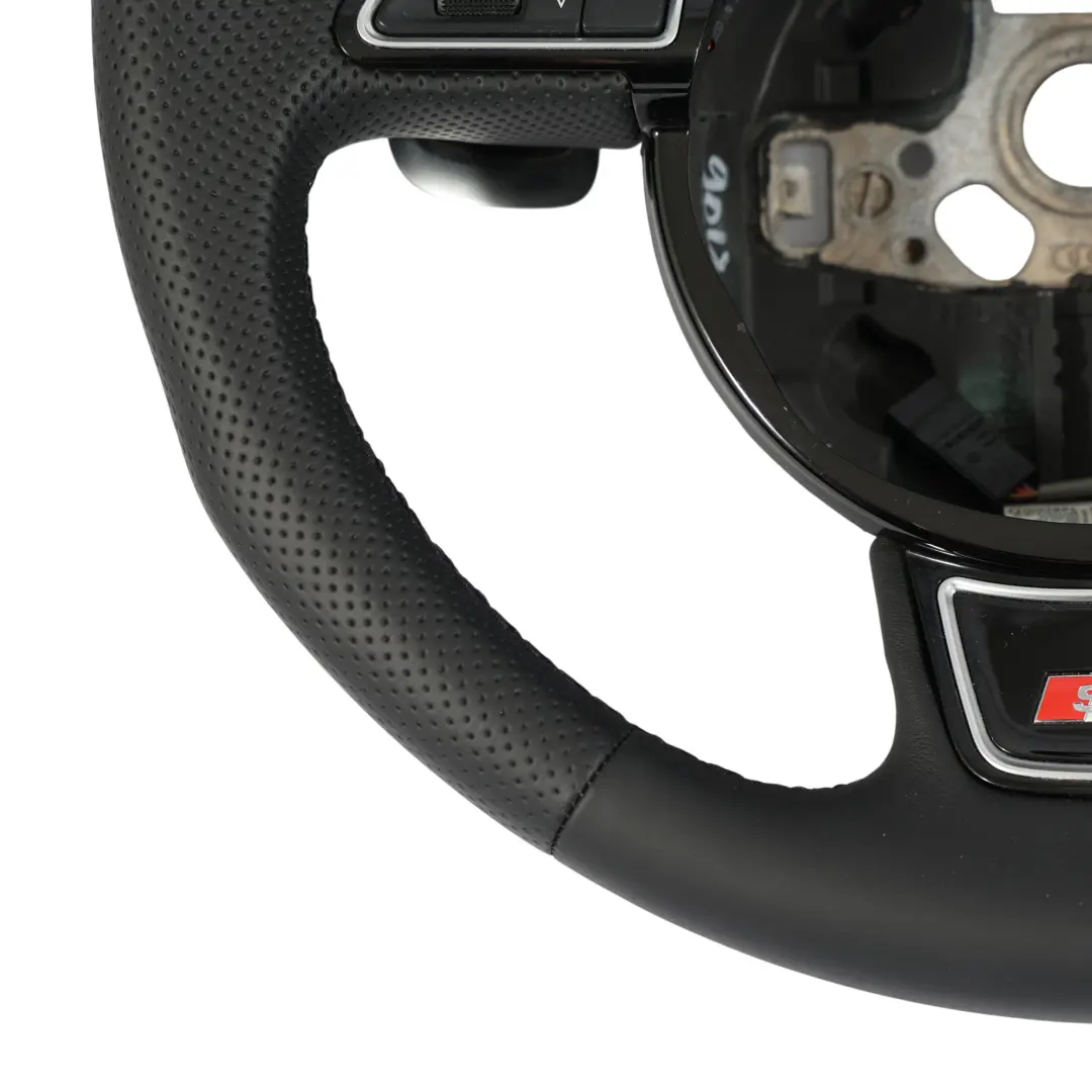  Volant Audi A4 S4 B8 NEUF Cuir Noir Avec Palettes Changement Vitesse - SKU 8K0419091DD-1 - Numéro de pièce 8K0419091DD