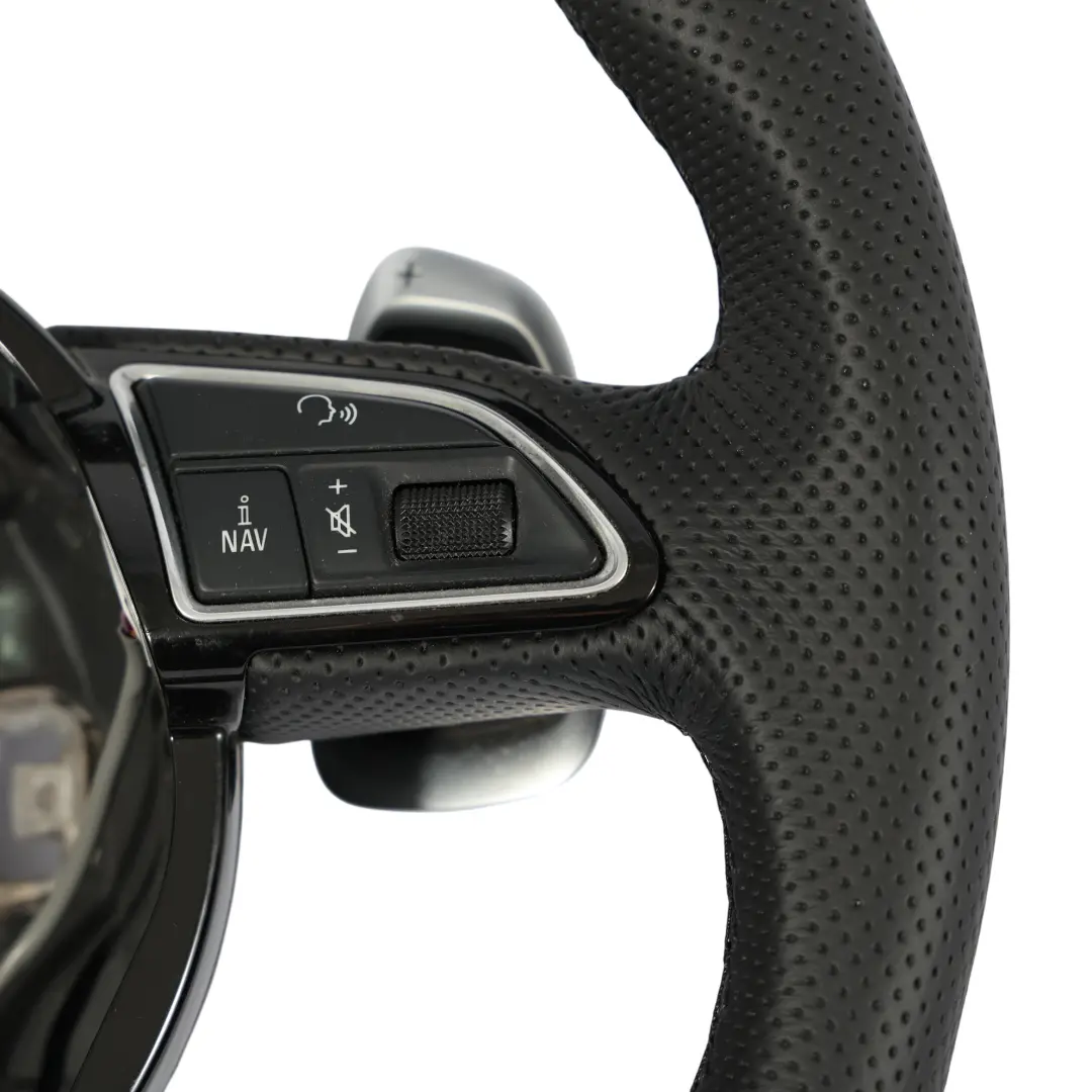 Audi A4 S4 B8 Steering Wheel NEW Black Leather Paddle Shift - SKU 8K0419091DD-1 - Part number 8K0419091DD