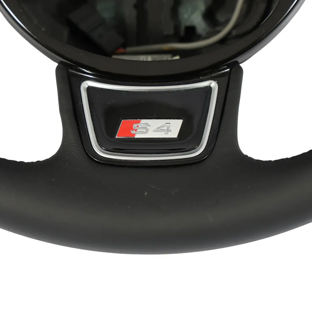 Lenkrad NEU Schwarz Leder Schaltwippen für Audi A4 S4 B8 mit Teilenummer 8K0419091DD Audi A4 S4 B8 Lenkrad NEU Schwarz Leder Schaltwippen - SKU 8K0419091DD-1 - Teilenummer 8K0419091DD