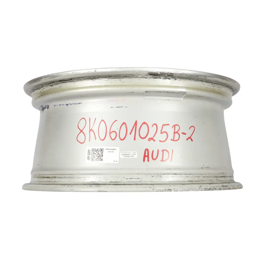 Audi A4 B8 A5 8T Jante argentée en alliage 17" ET:45 7,5J 8K0601025B - SKU 8K0601025B-2 - Numéro de pièce 8K0601025B-2