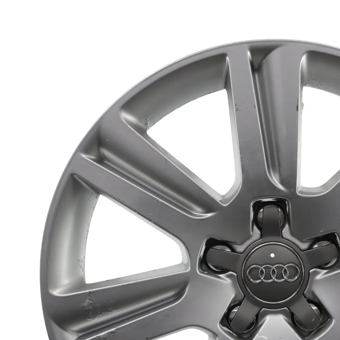 Audi A4 B8 A5 8T Argento Cerchio in lega 17" ET:45 7,5J 8K0601025B - SKU 8K0601025B-2 - Numero di parte 8K0601025B-2