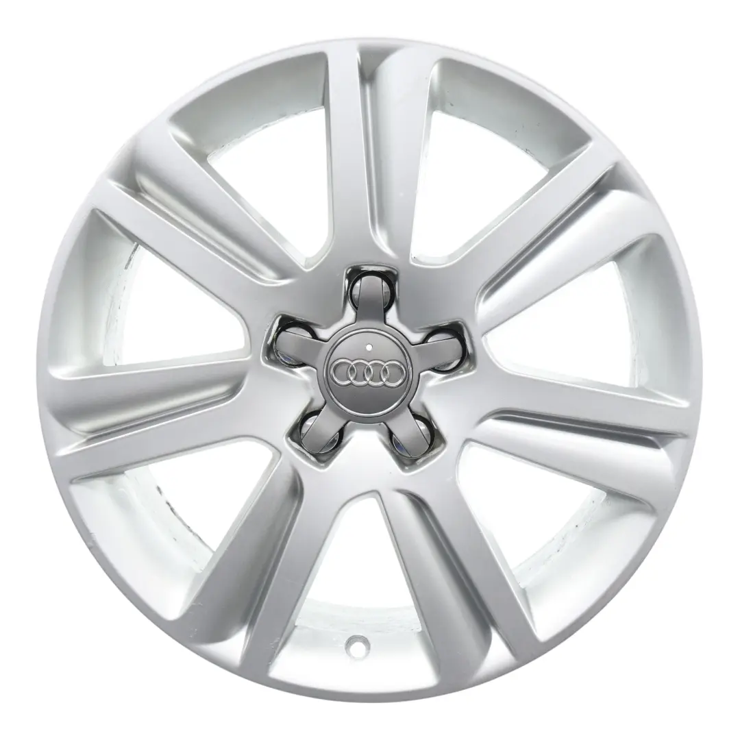 Alloy Rim 17" ET:45 7,5J to Audi A4 B8 Silver Wheel with Part number 8K0601025B Audi A4 B8 Silver Wheel Alloy Rim 17" ET:45 7,5J - SKU 8K0601025B-3 - Part number 8K0601025B