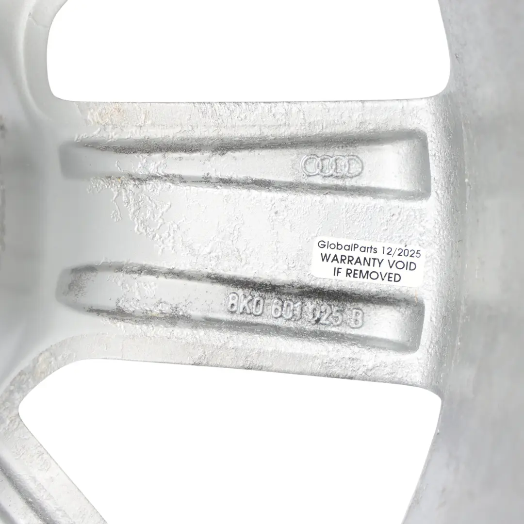 Audi A4 B8 Silver Wheel Alloy Rim 17" ET:45 7,5J - SKU 8K0601025B-3 - Part number 8K0601025B