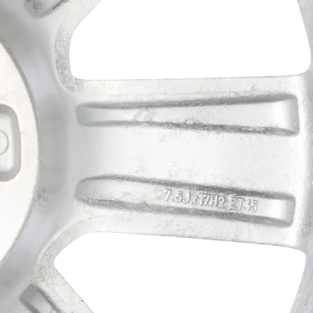 Audi A4 B8 Silver Wheel Alloy Rim 17" ET:45 7,5J - SKU 8K0601025B-3 - Part number 8K0601025B