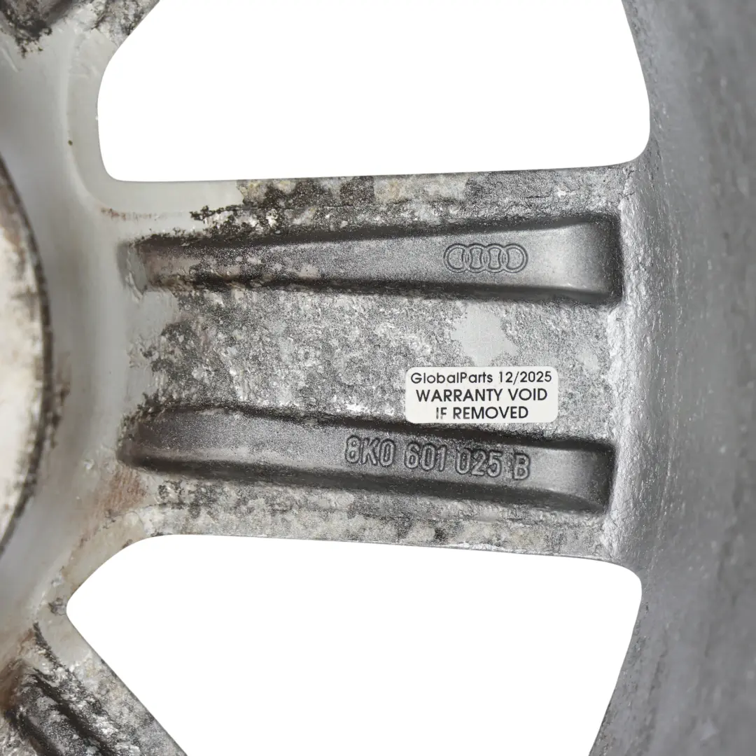 Audi A4 B8 Silver Wheel Alloy Rim 17" ET:45 7,5J - SKU 8K0601025B-4 - Part number 8K0601025B