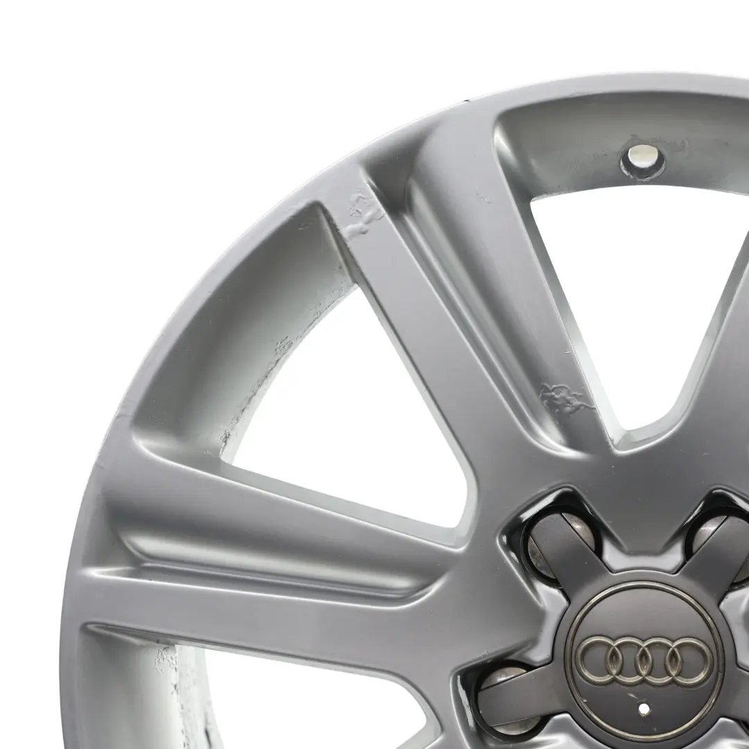 Alloy Rim 17" ET:45 7,5J to Audi A4 B8 Silver Wheel with Part number 8K0601025B Audi A4 B8 Silver Wheel Alloy Rim 17" ET:45 7,5J - SKU 8K0601025B-4 - Part number 8K0601025B