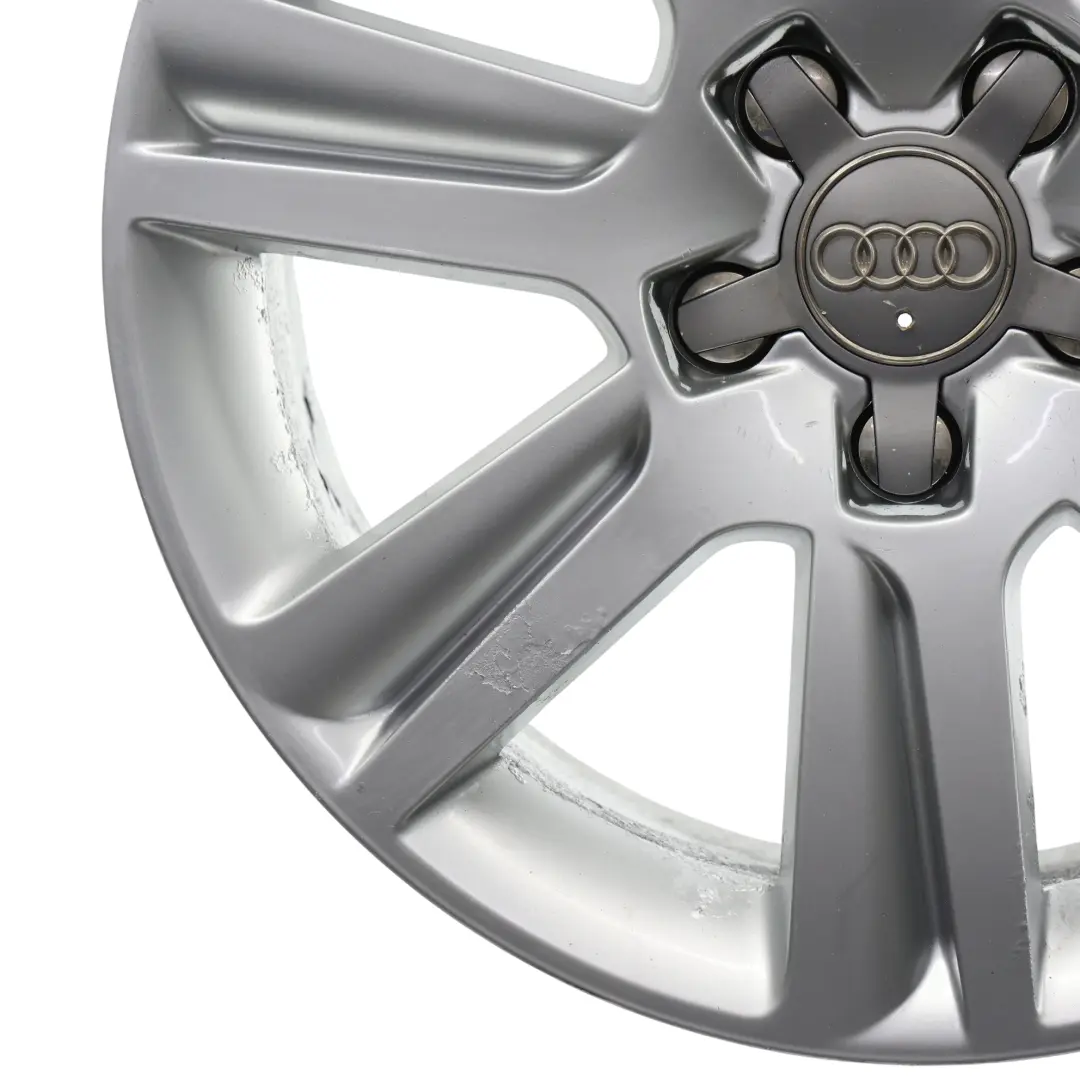 Audi A4 B8 Silver Wheel Alloy Rim 17" ET:45 7,5J - SKU 8K0601025B-4 - Part number 8K0601025B