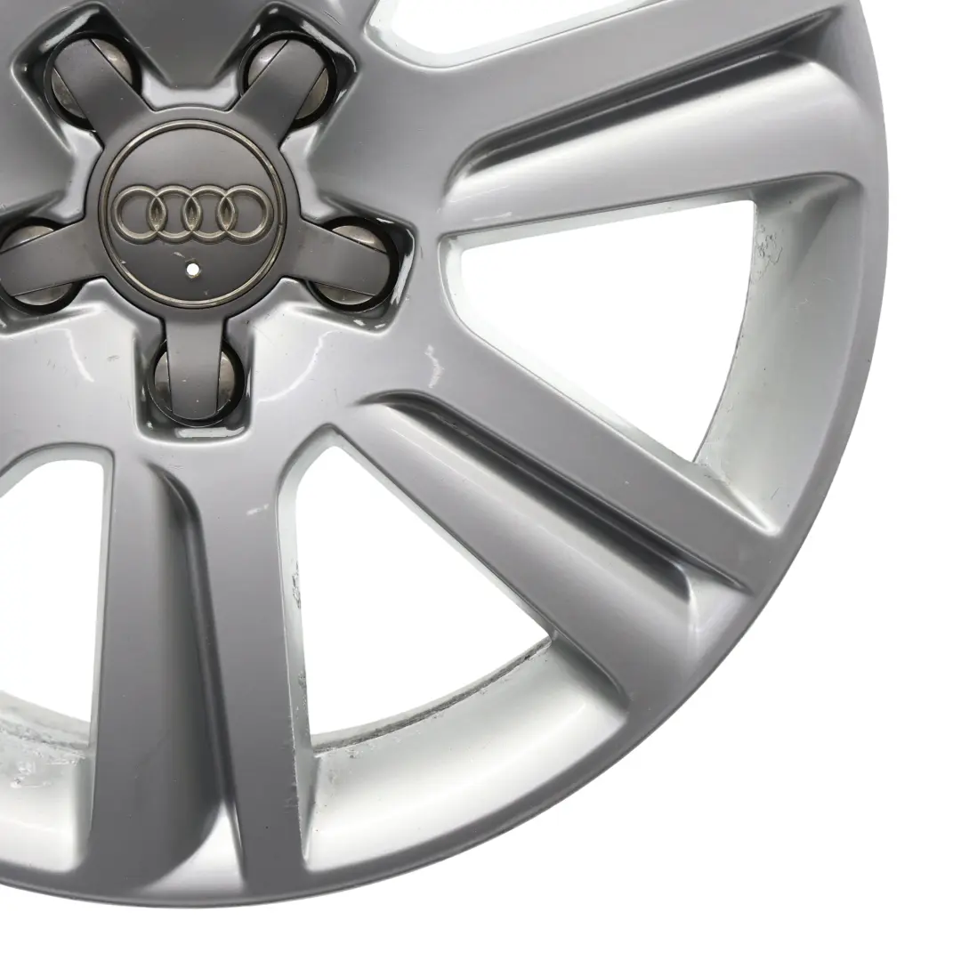 Alloy Rim 17" ET:45 7,5J to Audi A4 B8 Silver Wheel with Part number 8K0601025B Audi A4 B8 Silver Wheel Alloy Rim 17" ET:45 7,5J - SKU 8K0601025B-4 - Part number 8K0601025B