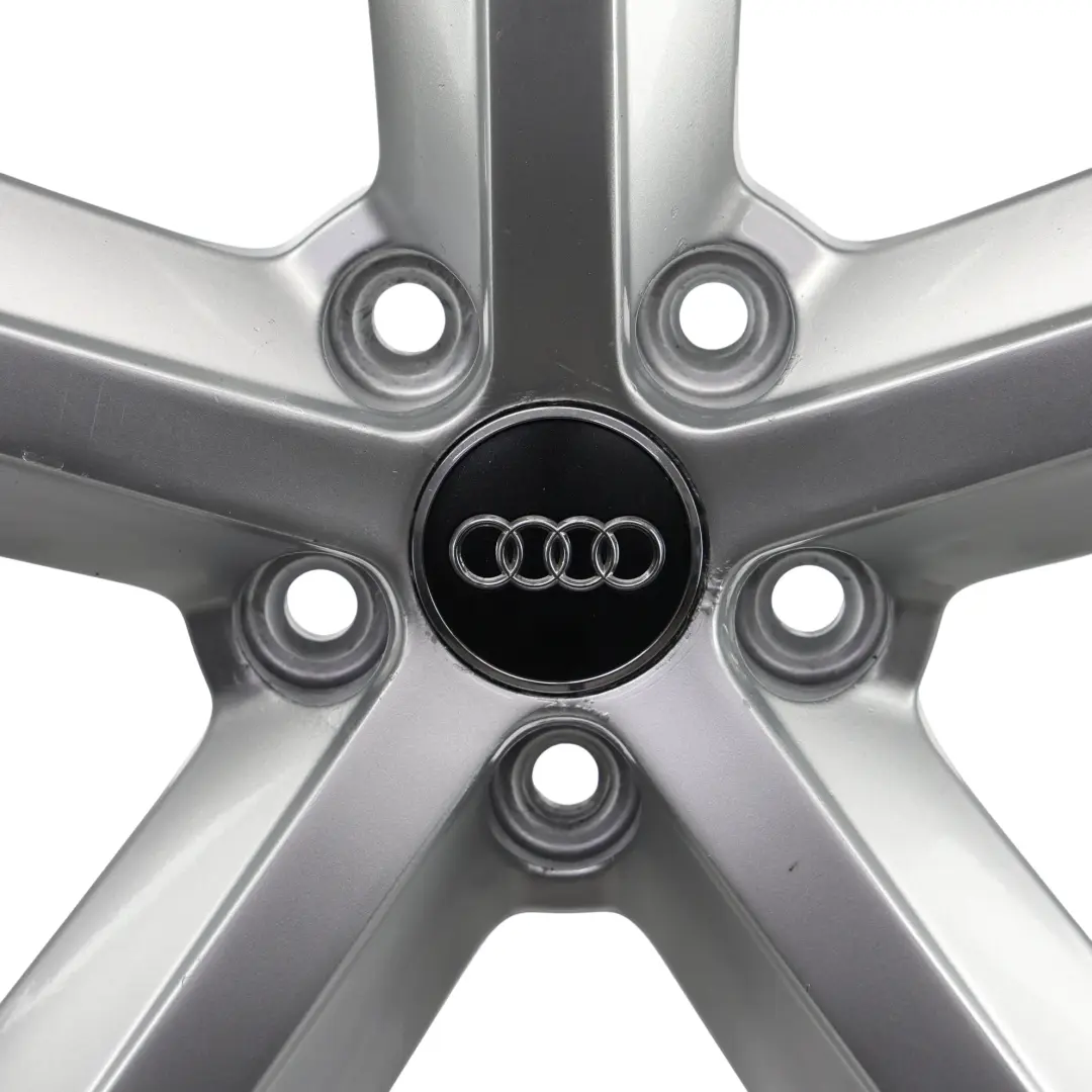 Audi A4 B8 Silberne Alufelge 18" ET:47 8J Sternspeiche - SKU 8K0601025Q-1 - Teilenummer 8K0601025Q