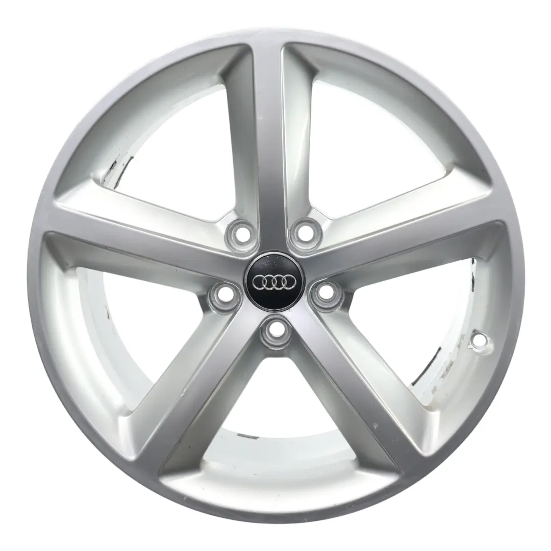 Audi A4 B8 Llanta Aleación Plateada 18" ET:47 8J Star Spoke - SKU 8K0601025Q-2 - Número de pieza 8K0601025Q