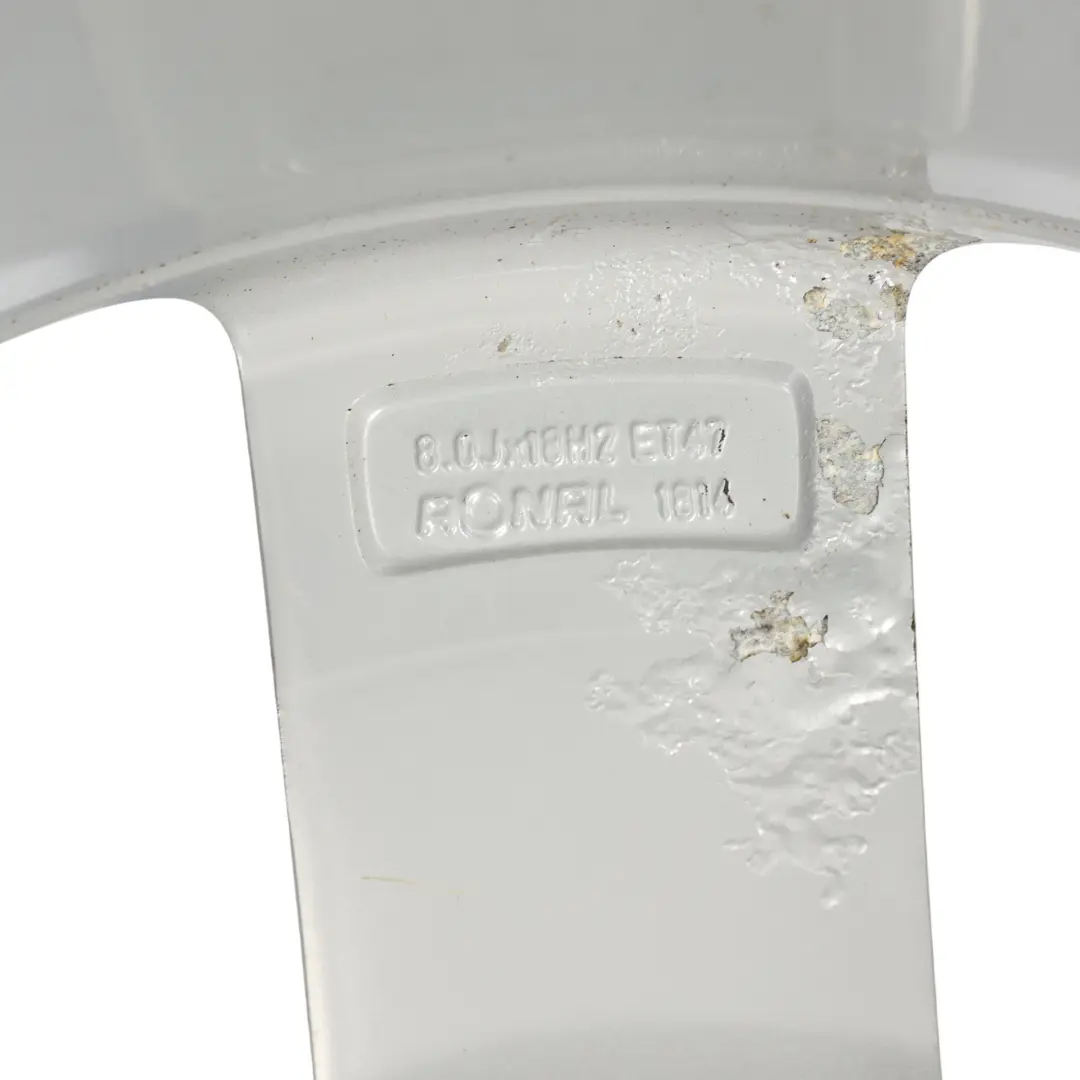 Audi A4 B8 Silberne Alufelge 18" ET:47 8J Stern Speiche - SKU 8K0601025Q-2 - Teilenummer 8K0601025Q