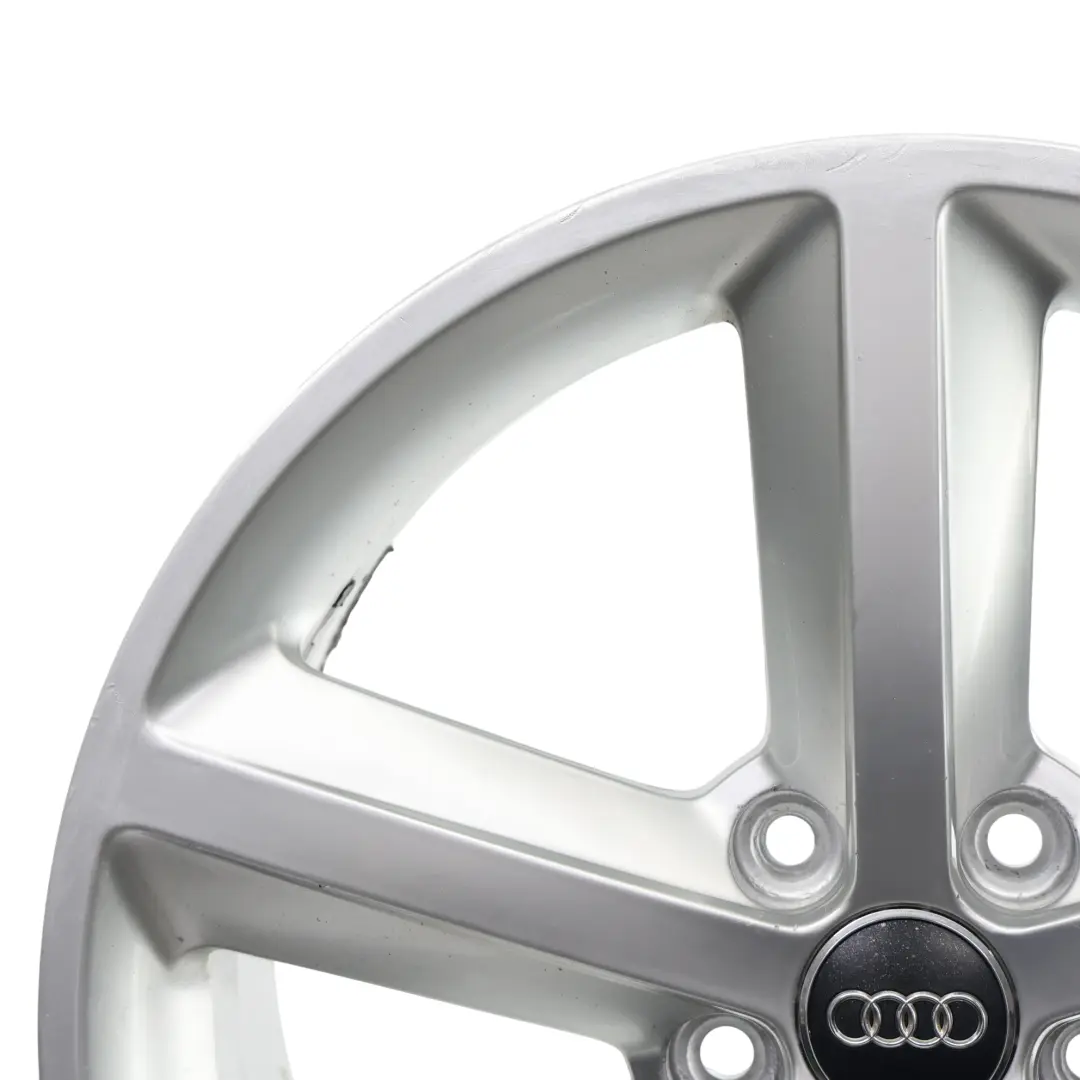 Audi A4 B8 Jante Alliage Argent 18" ET:47 8J À Rayons Étoilés - SKU 8K0601025Q-2 - Numéro de pièce 8K0601025Q
