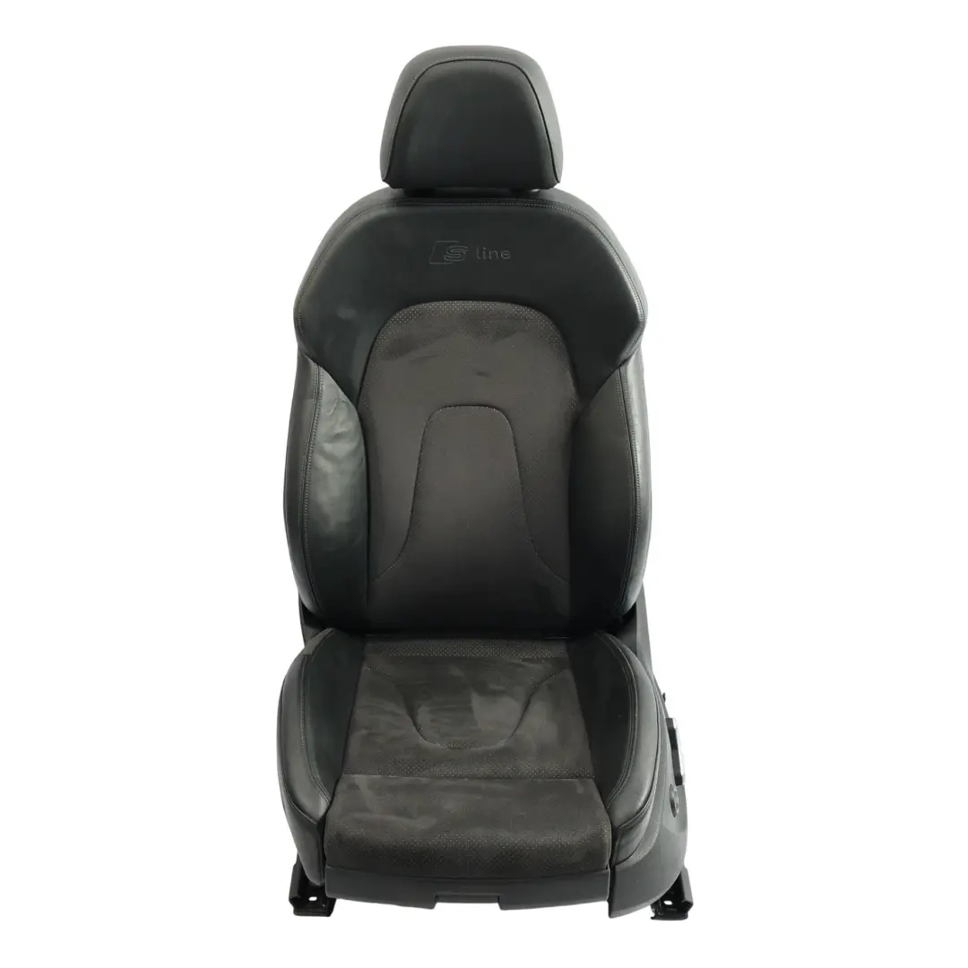 Audi A4 B8 Seat Front Left N/S Interior S-Line Heated Half Leather Black - SKU 8K0881805BK-1 - Part number 8K0881805BK
