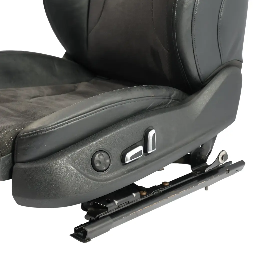 Audi A4 B8 Asiento Delantero Izquierdo S-Line Calefactable Medio Cuero Negro - SKU 8K0881805BK-1 - Número de pieza 8K0881805BK