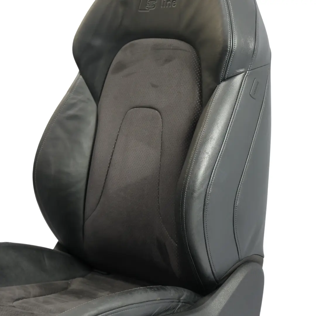 Fotel Fotel Lewy Przód S-Line Grzany Skóra Materiał Czarny do Audi A4 B8 o numerze 8K0881805BK Audi A4 B8 Fotel Fotel Lewy Przód S-Line Grzany Skóra Materiał Czarny - SKU 8K0881805BK-1 - Numer Części 8K0881805BK