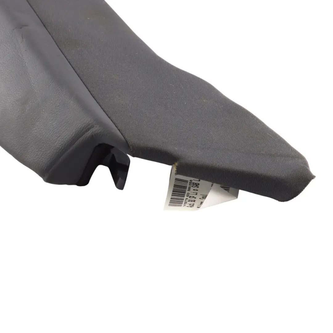 Audi A4 B8 A5 8T Panel Lateral Asiento Trasero Cuero Negro Izquierdo - SKU 8K0885703 - Número de pieza 8K0885703