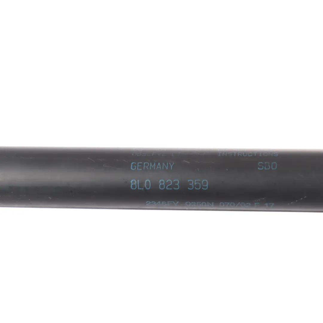 8L VW Golf Mk4 Bonnet Hood Gas Strut Lift Support to Audi A3 with Part number 8L0823359 Audi A3 8L VW Golf Mk4 Bonnet Hood Gas Strut Lift Support - SKU 8L0823359 - Part number 8L0823359