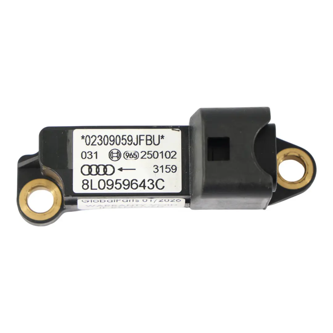 8L Luftmodul Crash Impact Sensor für Audi A3 S3 mit Teilenummer 8L0959643C Audi A3 S3 8L Luftmodul Crash Impact Sensor - SKU 8L0959643C - Teilenummer 8L0959643C