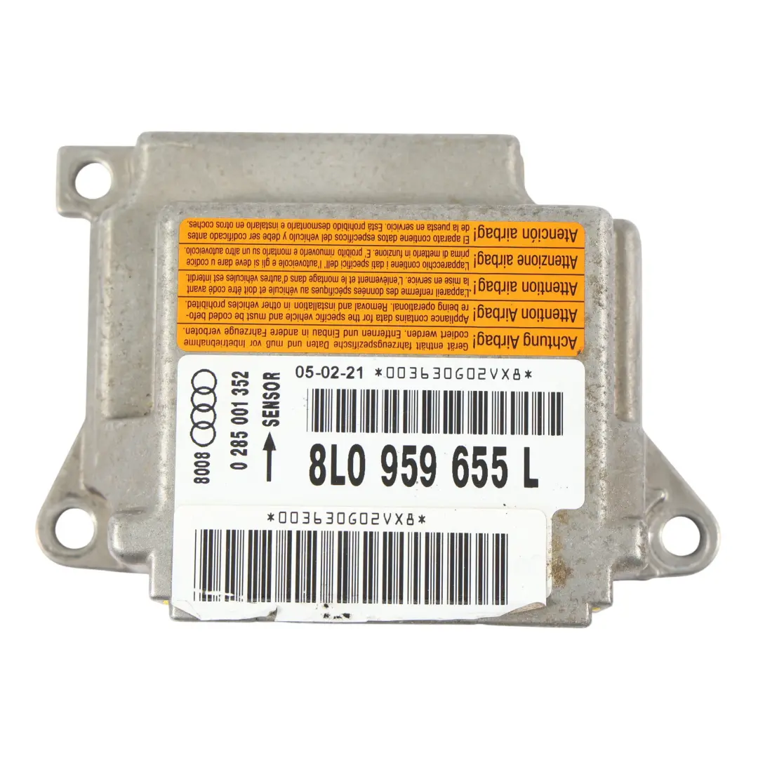 Audi A3 S3 8L Front Crash Impact Air Module Sensor Unit Module - SKU 8L0959655L - Part number 8L0959655L