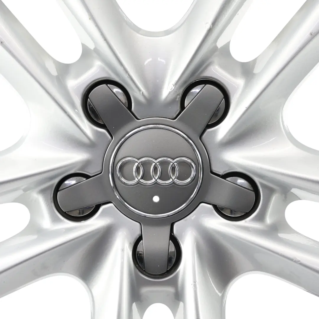 Audi A3 S3 8P Srebrna Felga Aluminiowa 18" 7.5J ET:54 - SKU 8P0601025BM-1 - Numer Części 8P0601025BM