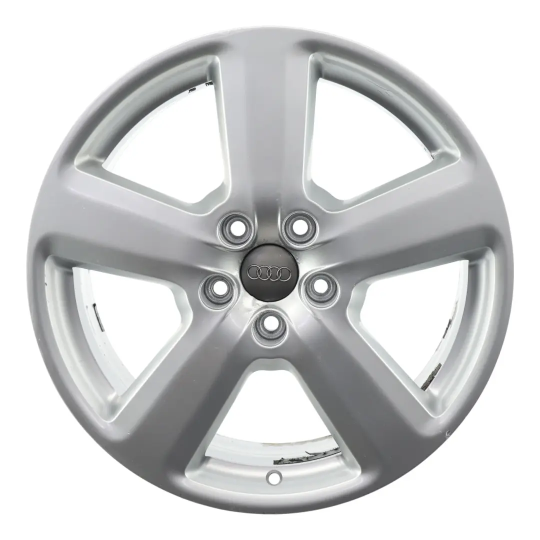 Jantes en alliage argentées 18" ET:54 7,5J pour Audi A3 8P à propos du numéro de pièce 8P0601025S Audi A3 8P Jantes en alliage argentées 18" ET:54 7,5J - SKU 8P0601025S-1 - Numéro de pièce 8P0601025S