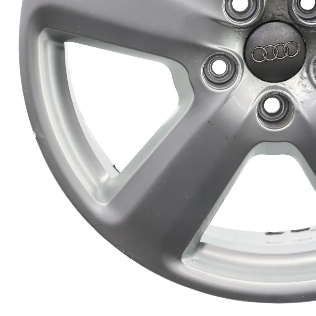 Audi A3 8P Silberne Leichtmetall felge 18" ET:54 7,5J - SKU 8P0601025S-2 - Teilenummer 8P0601025S