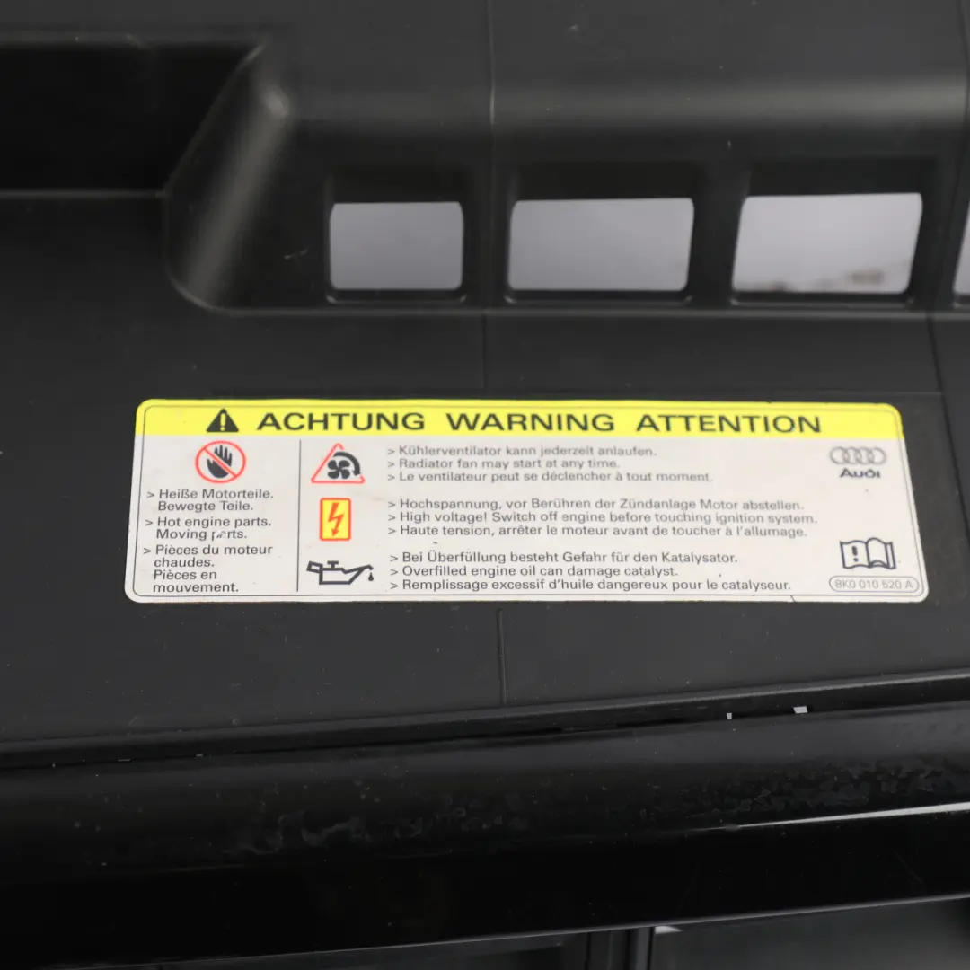 Audi A3 S3 8P S Line Front Bumper Main Grille Radiator Trim Panel - SKU 8P0853651Q - Part number 8P0853651Q