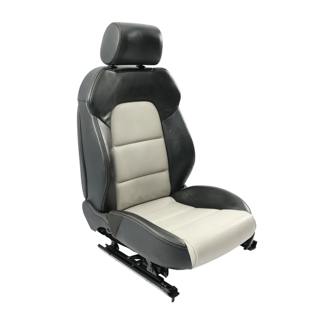 Audi S3 8P Front Seat Electric Heated Sport Comfort Soul Black Silver Left N/S - SKU 8P0881805CP-1 - Part number 8P0881805CP