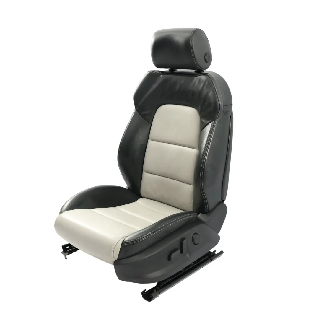 Audi S3 8P Asiento Delantero Eléctrico Calefactable Sport Negro Plata Izquierdo - SKU 8P0881805CP-1 - Número de pieza 8P0881805CP