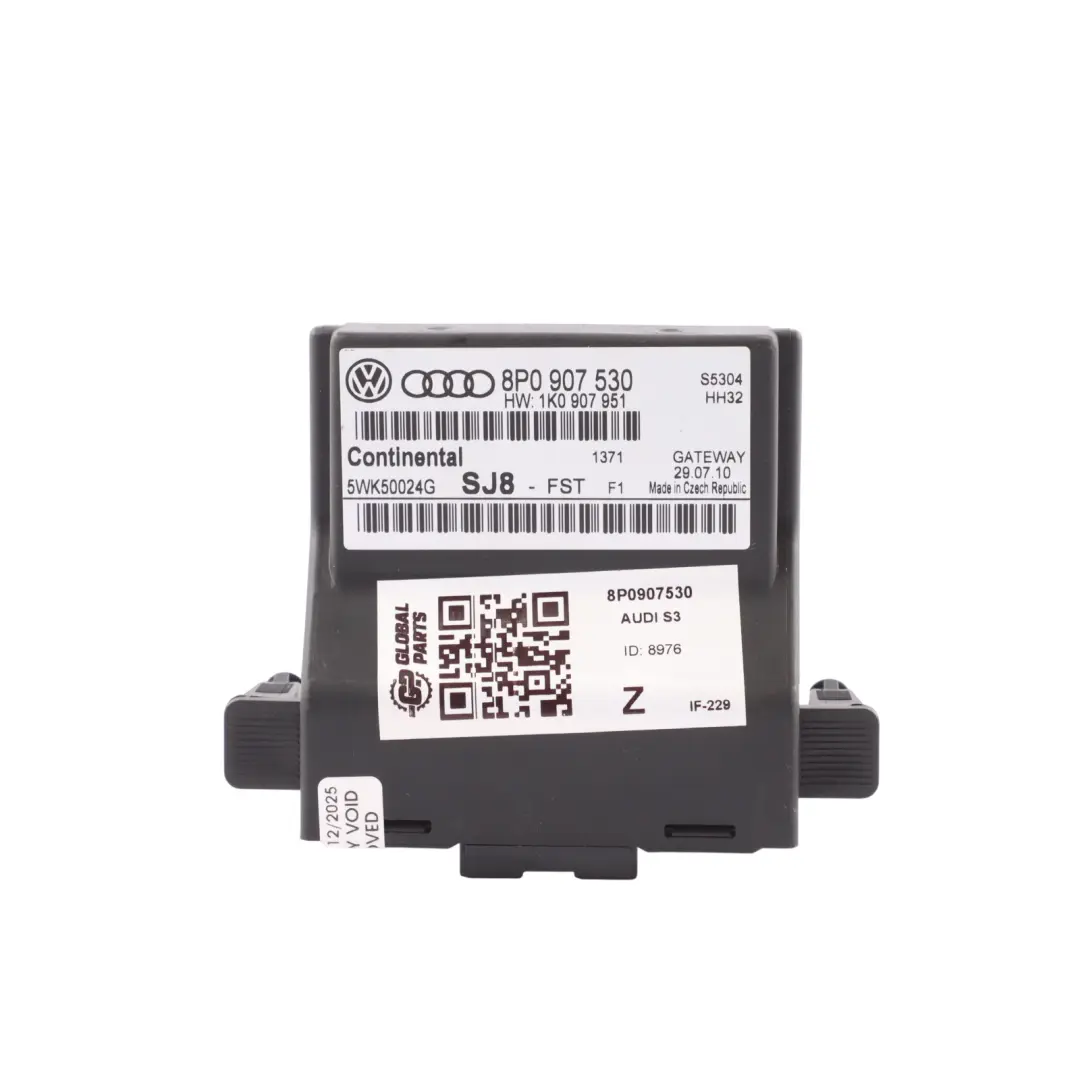 Audi A3 S3 8P Gateway Control Module ECU - SKU 8P0907530 - Part number 8P0907530