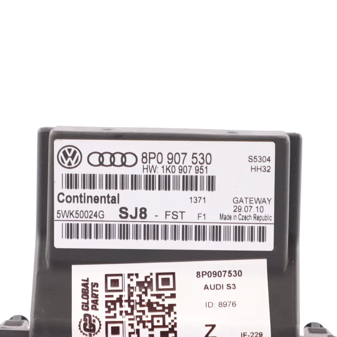 Audi A3 S3 8P Gateway Control Module ECU - SKU 8P0907530 - Part number 8P0907530