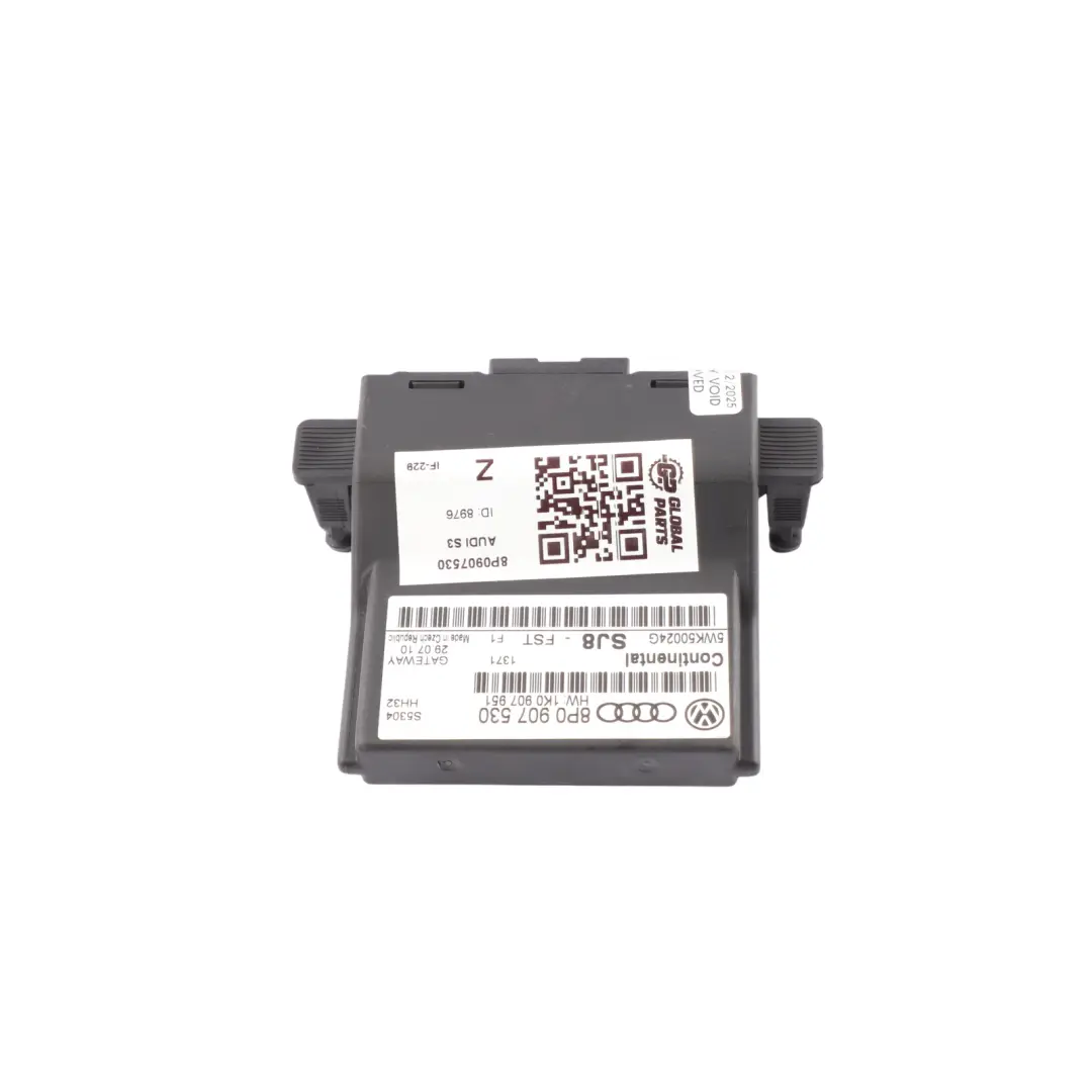 Audi A3 S3 8P Gateway Control Module ECU - SKU 8P0907530 - Part number 8P0907530