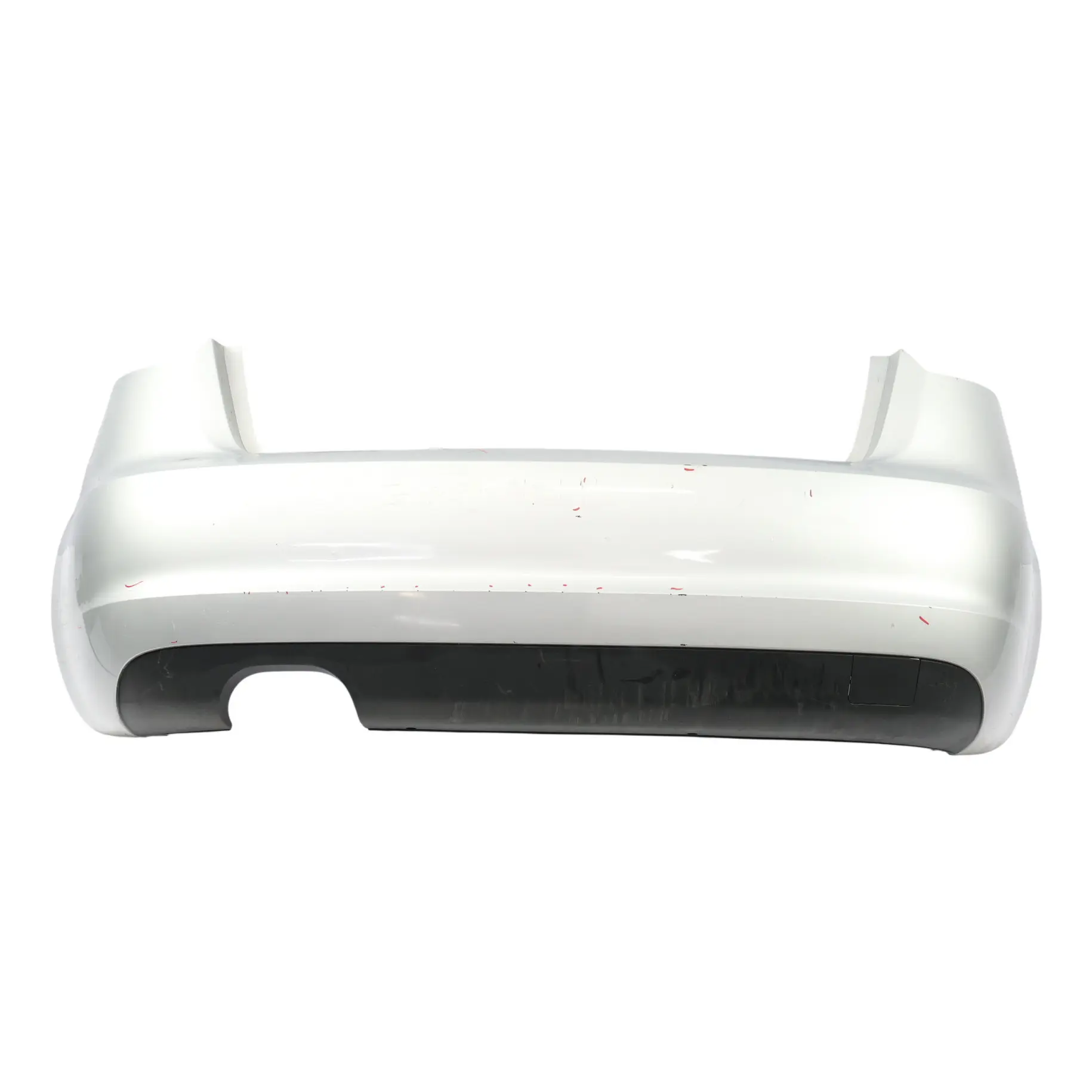 Audi A3 8P Sportback Rear Bumper Trim Panel Ice Silver Metallic - X7W