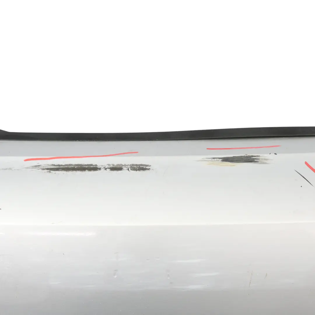 Audi A3 8P Sportback Rear Bumper Trim Panel Ice Silver Metallic - X7W - SKU 8P4807303G-ICS - Part number 8P4807303G