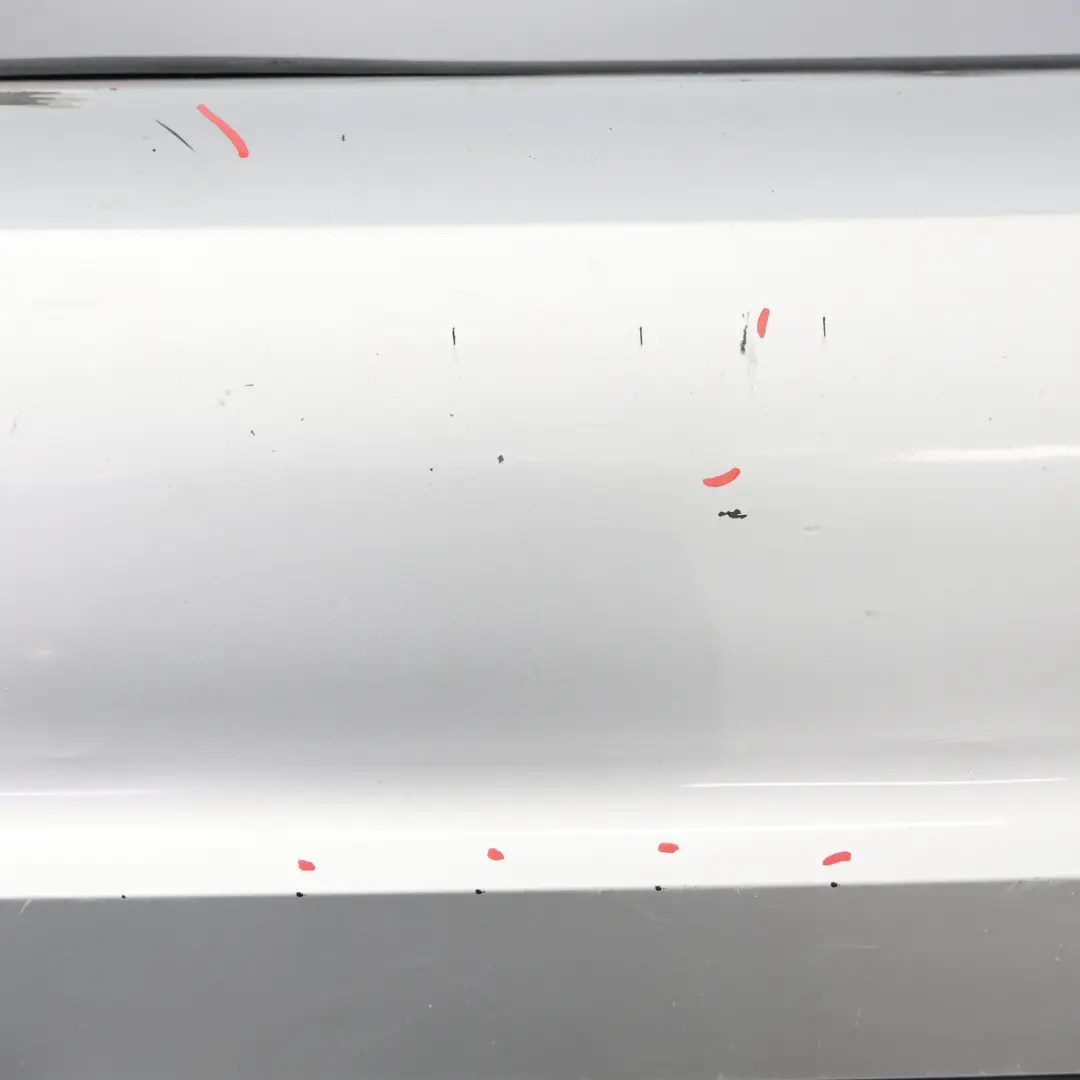 Sportback Rear Bumper Trim Panel Ice Silver Metallic - X7W to Audi A3 8P with Part number 8P4807303G Audi A3 8P Sportback Rear Bumper Trim Panel Ice Silver Metallic - X7W - SKU 8P4807303G-ICS - Part number 8P4807303G