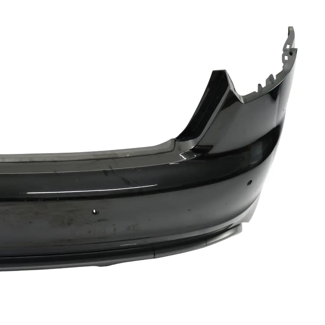 Audi A3 S3 8P Rear Bumper Trim Panel Covering Brilliant Black Metallic - Y9B - SKU 8P4807303J-BBL - Part number 8P4807303J