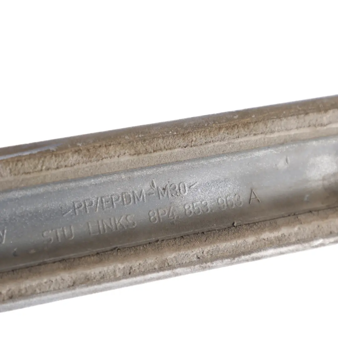 Moldura Puerta Trasera Izquierda S-Line Plata Akoya Y7H para Audi A3 8P con número de pieza 8P4853963 Audi A3 8P Moldura Puerta Trasera Izquierda S-Line Plata Akoya Y7H - SKU 8P4853963-ASI - Número de pieza 8P4853963