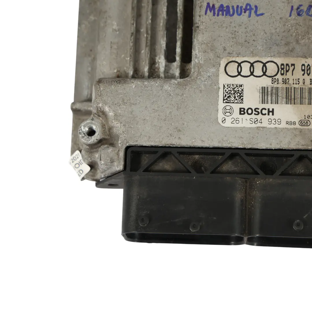 Audi A3 8P 1.8 TFSI CDAA 160HP Engine ECU Kit Ignition + Key Manual - SKU 8P7907115L-1 - Part number 8P7907115L