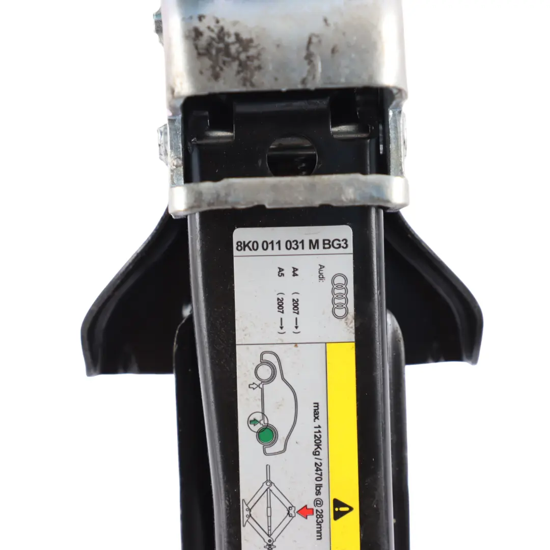 Audi A4 B8 A5 8T Boot Tool Kit Holder Mount Foam Jack Wrench Tow Eye - SKU 8T0012109A - Part number 8T0012109A