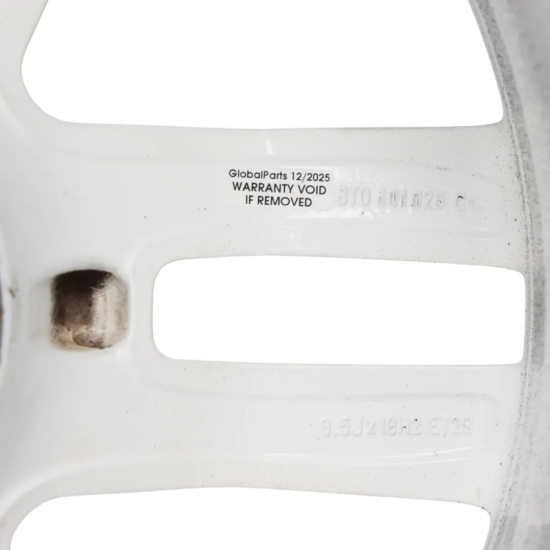 Audi A5 8T Silver Light Alloy Wheel Rim 18" 8,5J ET:29 - SKU 8T0601025CC-1 - Part number 8T0601025CC