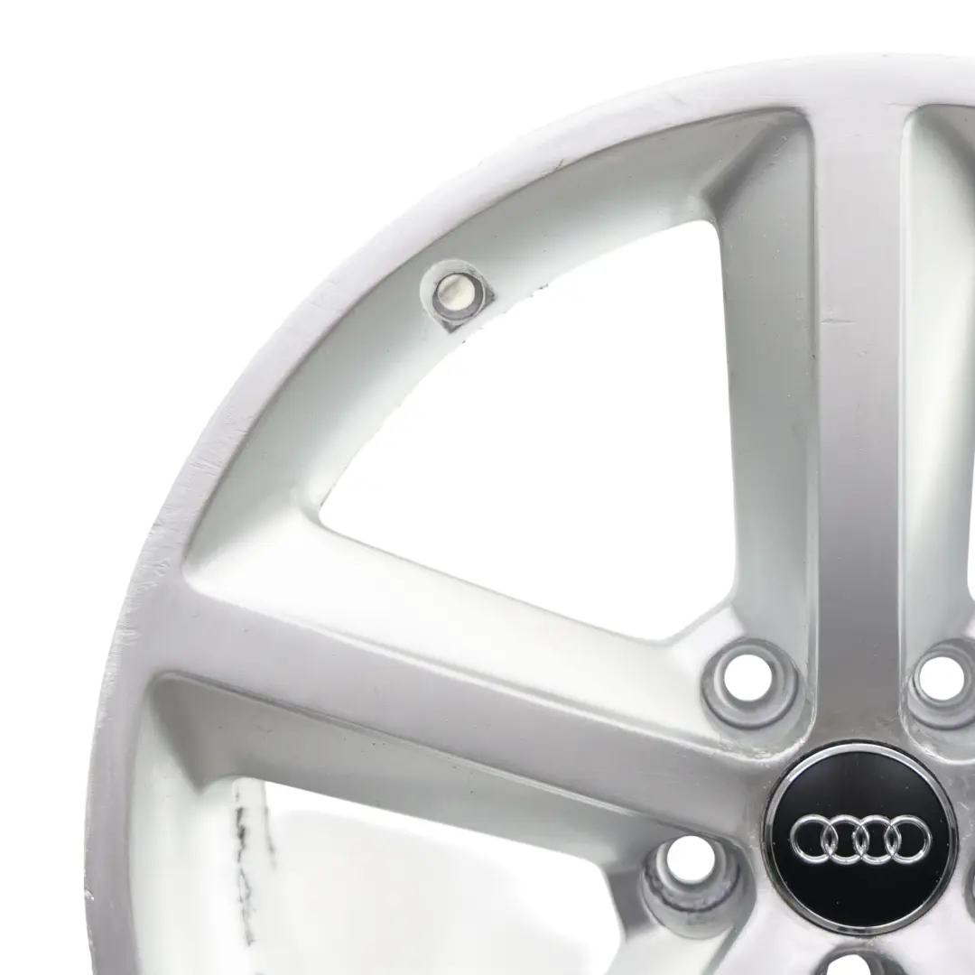 Audi A5 8T Jante En Alliage Argentée 18" 8,5J ET:29 À Rayons Étoile - SKU 8T0601025CG-1 - Numéro de pièce 8T0601025CG