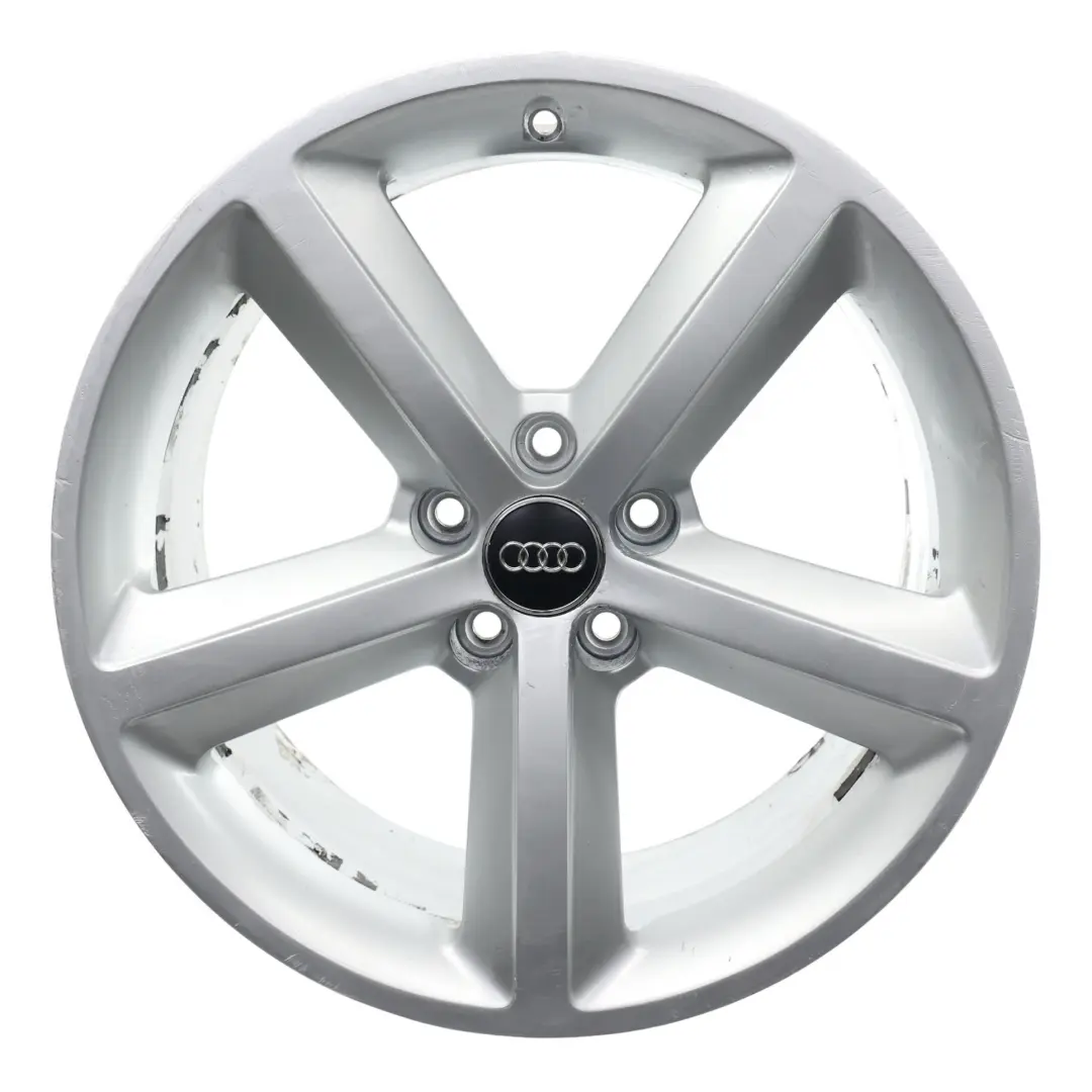 Audi A5 8T Srebrna Felga Aluminiowa 18" 8.5J ET:29 - SKU 8T0601025CG - Numer Części 8T0601025CG