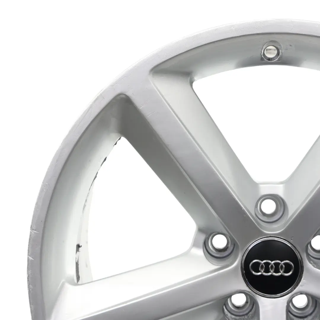 Argento Cerchio Lega 18" 8.5J ET:29 Star Spoke per Audi A5 8T con numero di parte 8T0601025CG Audi A5 8T Argento Cerchio Lega 18" 8.5J ET:29 Star Spoke - SKU 8T0601025CG - Numero di parte 8T0601025CG