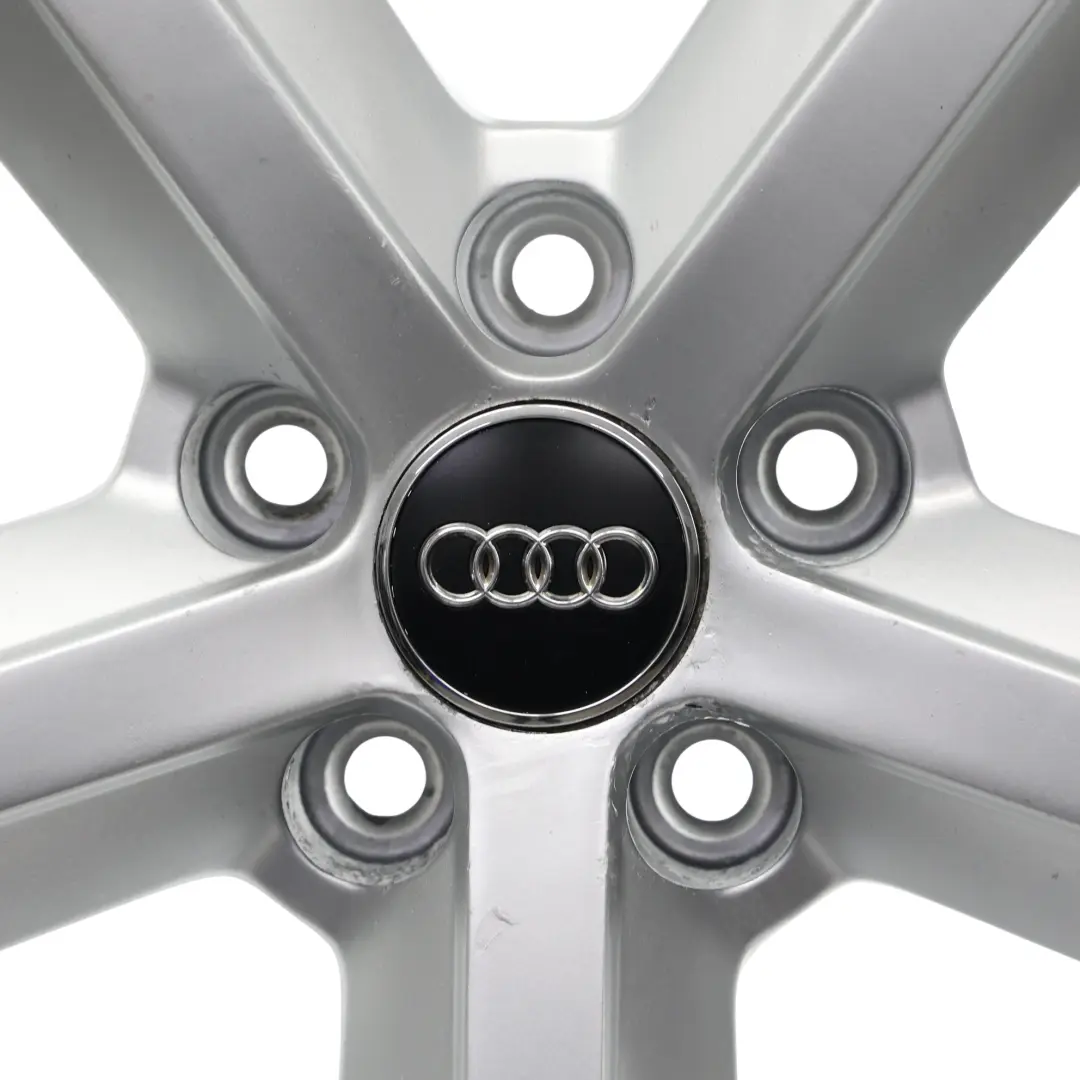 Audi A5 8T Argento Cerchio Lega 18" 8.5J ET:29 Star Spoke - SKU 8T0601025CG - Numero di parte 8T0601025CG