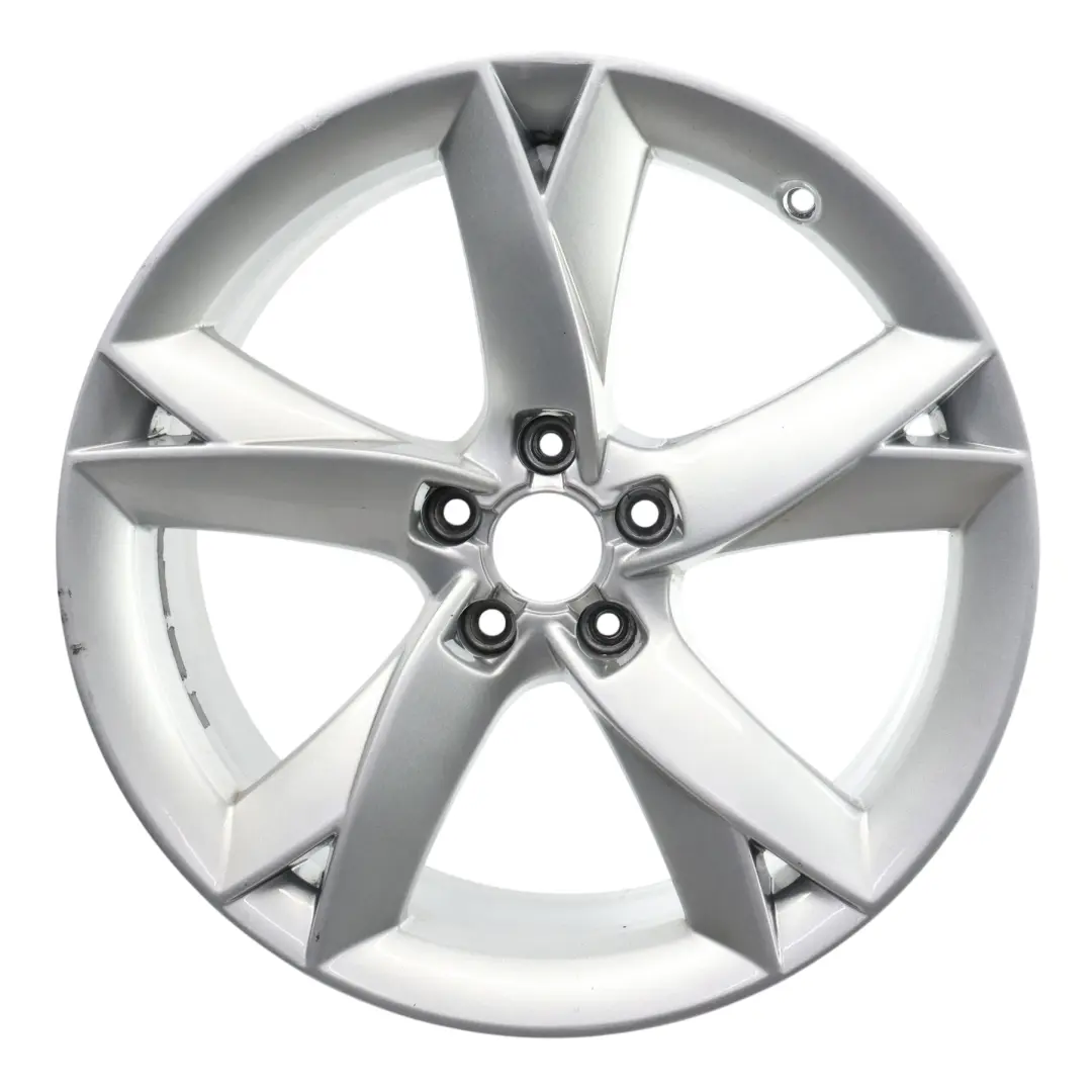 Audi A5 8T Jante argentée en alliage 19" 8.5J ET:32 flèche l'étoile - SKU 8T0601025F-1 - Numéro de pièce 8T0601025F