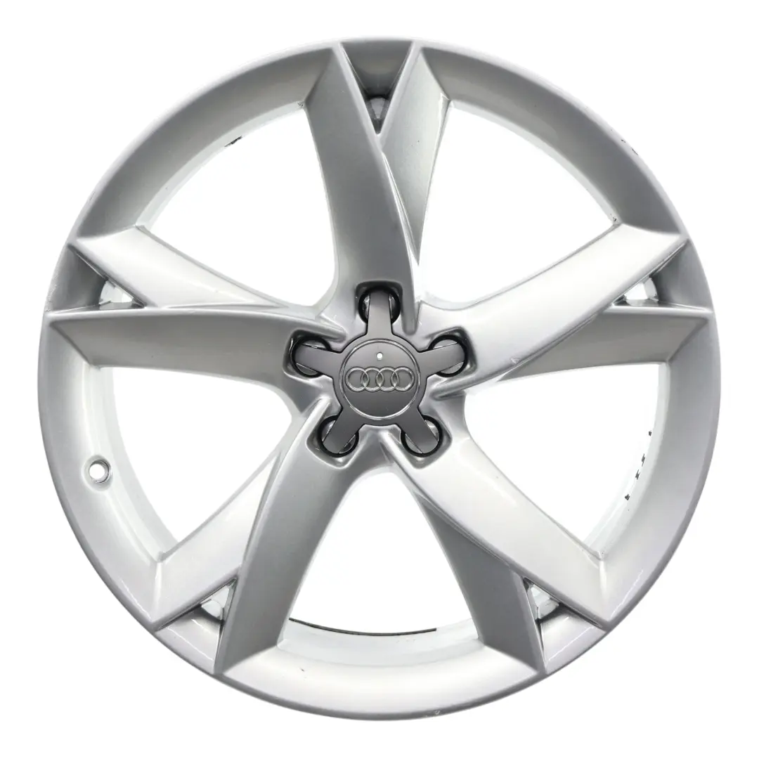 Audi A5 8T Argento Cerchio in lega 19" 8.5J ET:32 Star Spoke - SKU 8T0601025F-2 - Numero di parte 8T0601025F